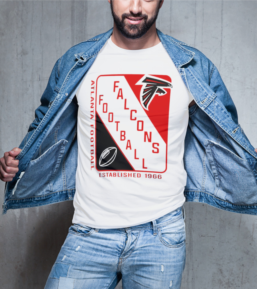 Atlanta Falcons Football Established 1966 Shield T-Shirt