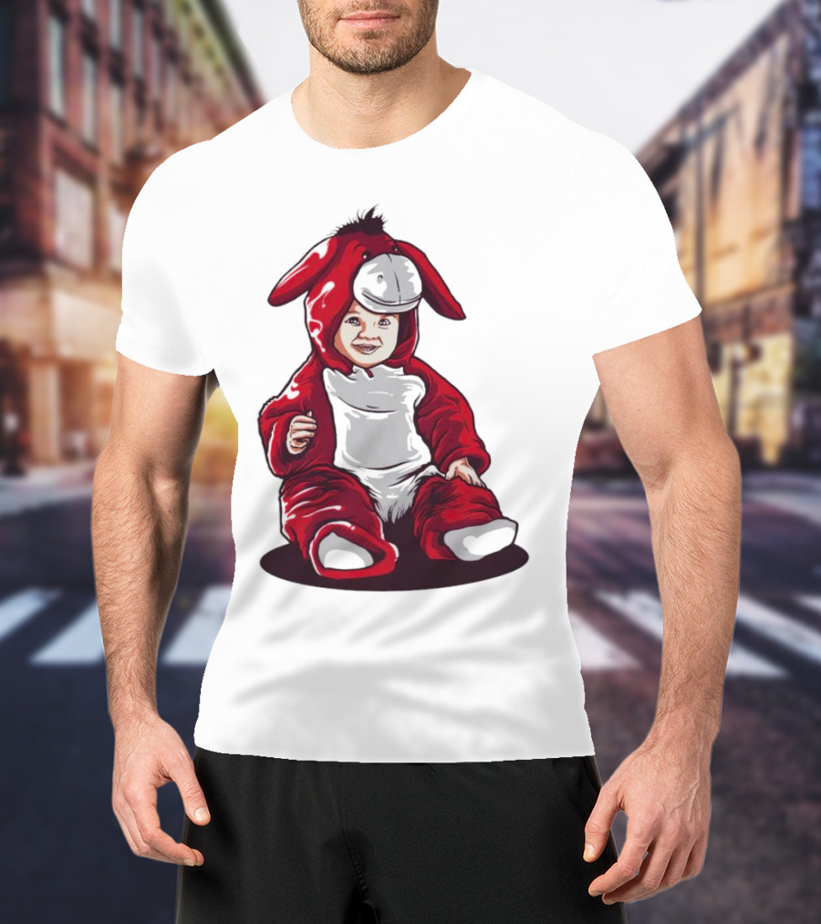 Baby Wear Horse Clothes In Red Costume T-Shirt