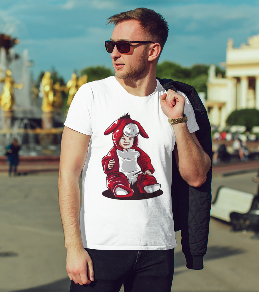 Baby Wear Horse Clothes In Red Costume T-Shirt