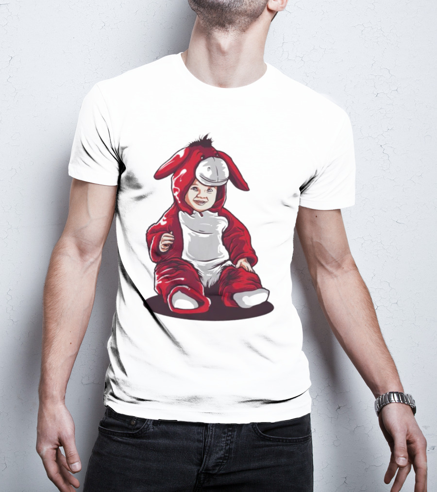 Baby Wear Horse Clothes In Red Costume T-Shirt