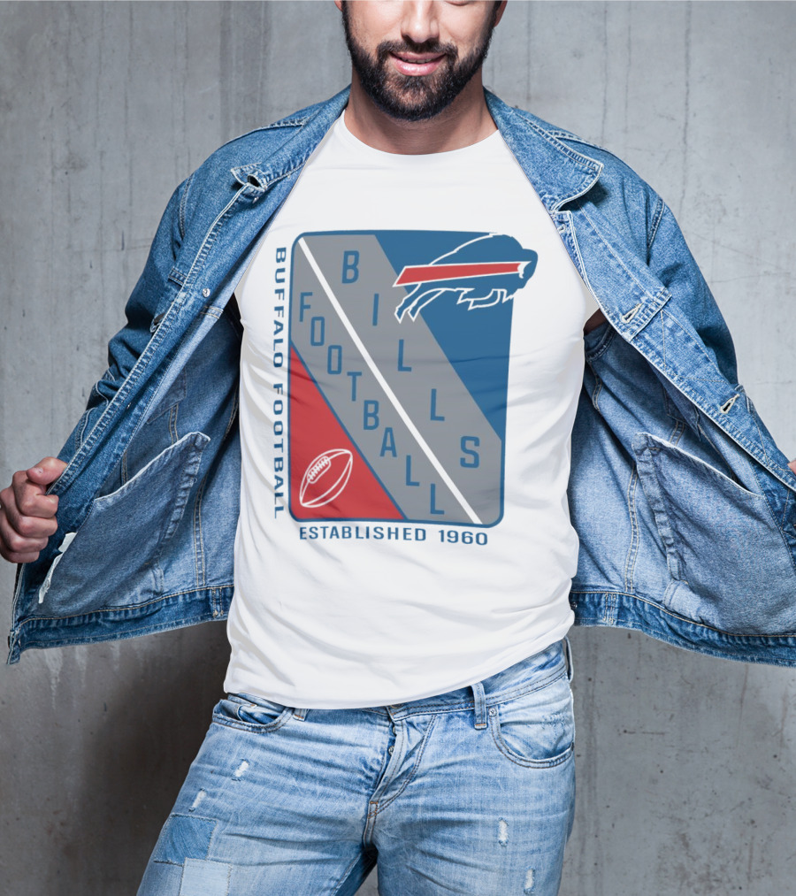 Buffalo Bills Football Established 1960 Shield T-Shirt