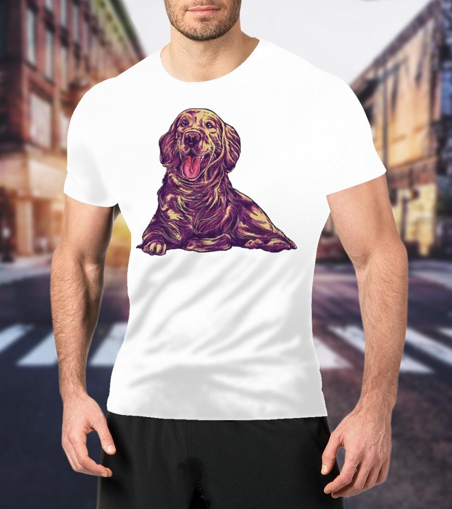 Golden Retriever Cute Dog T-Shirt