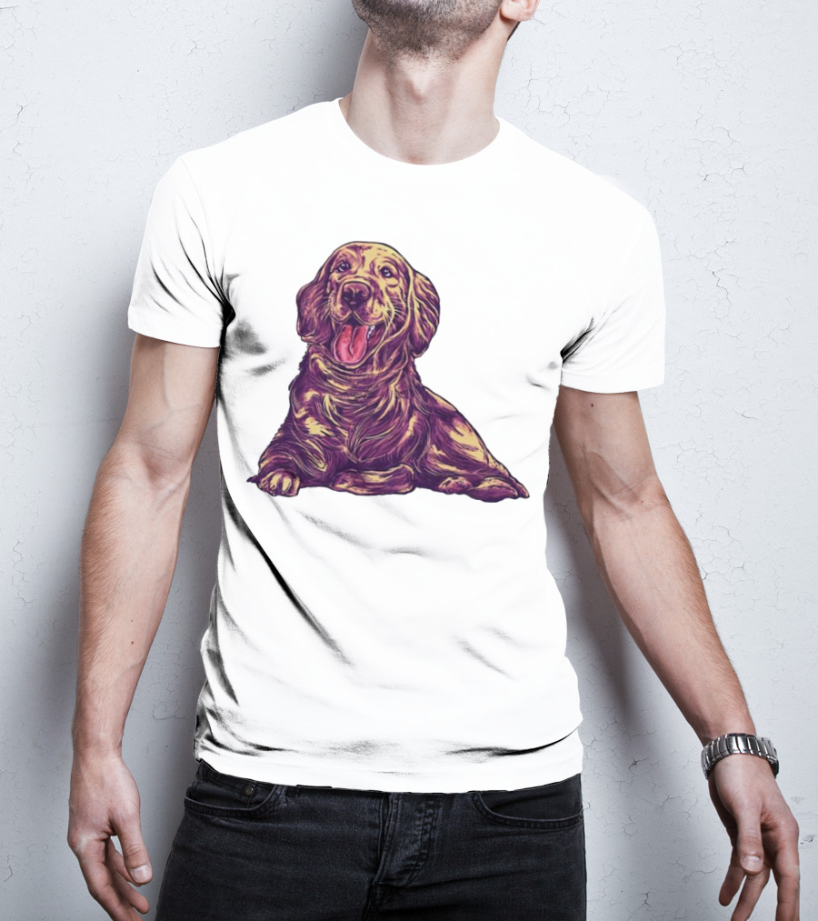 Golden Retriever Cute Dog T-Shirt