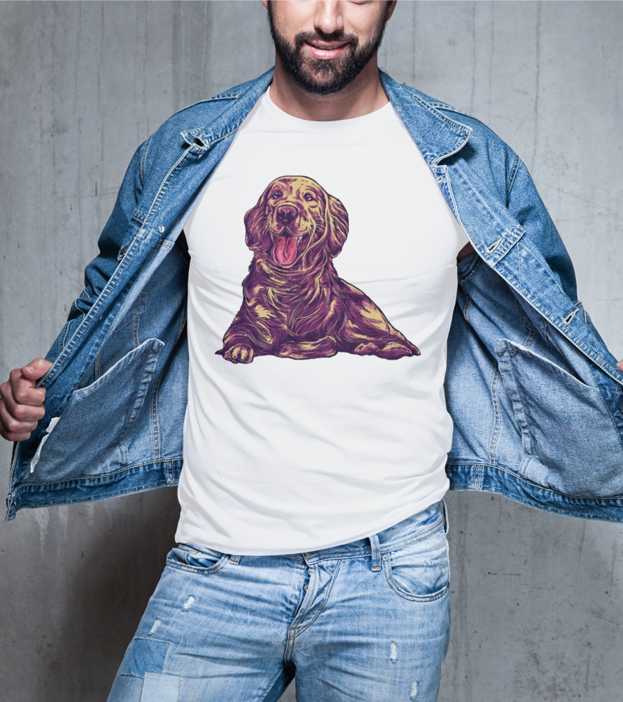 Golden Retriever Cute Dog T-Shirt