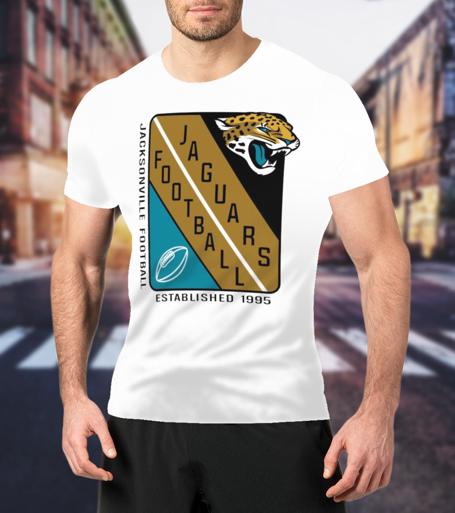 Jacksonville Jaguars Football Established 1995 Jaguars Football T-Shirt
