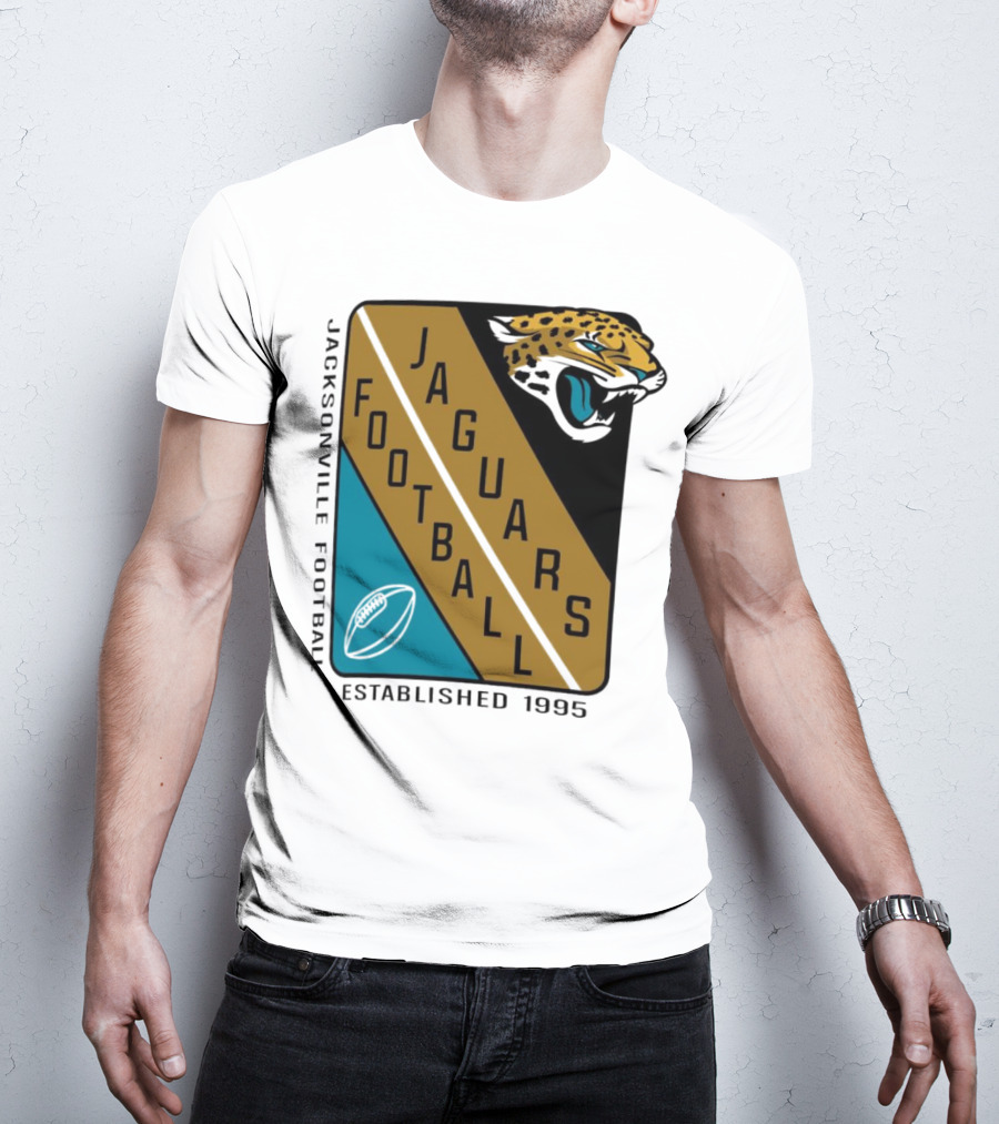 Jacksonville Jaguars Football Established 1995 Jaguars Football T-Shirt