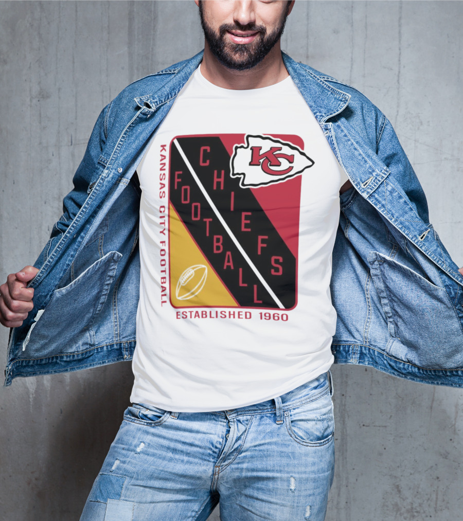 Kansas City Chiefs Football Established 1960 KC T-Shirt