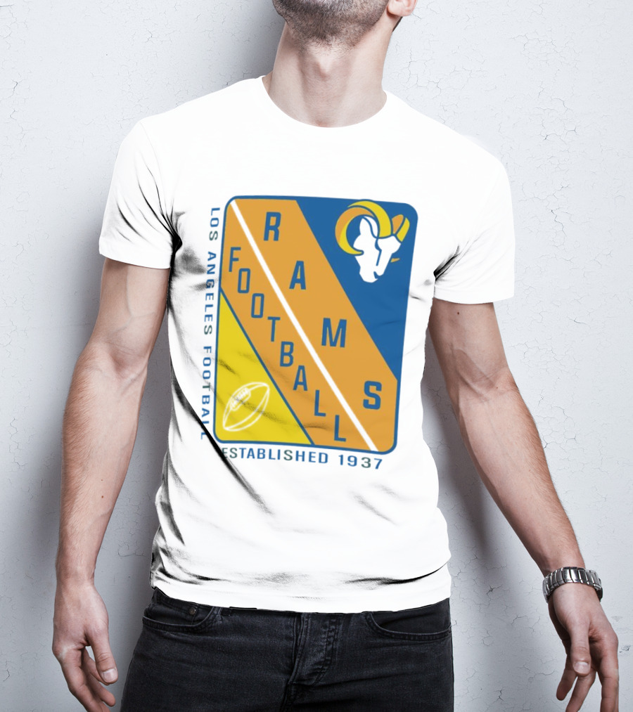 Los Angeles Rams Football Established 1937 T-Shirt