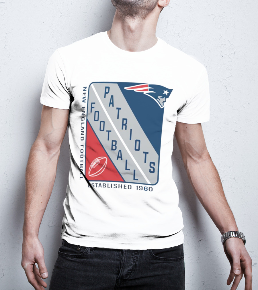 New England Patriots Football Established 1960 Shield T-Shirt