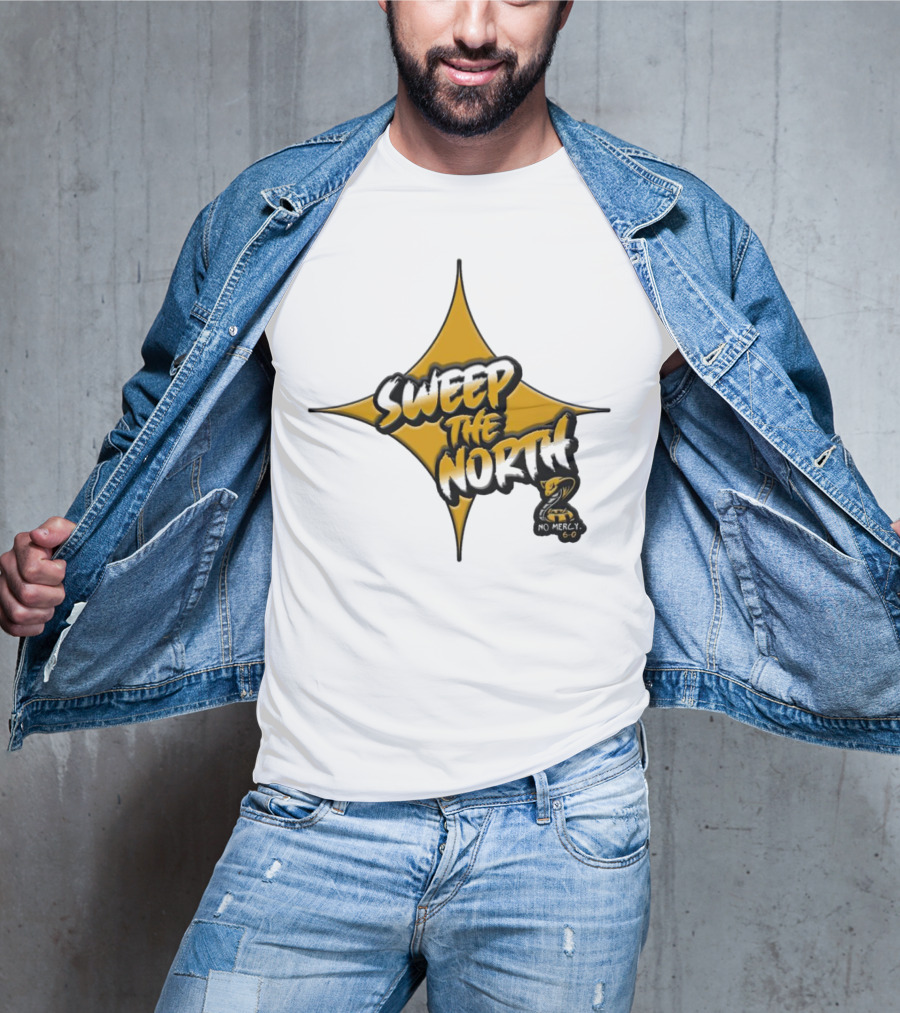 Pittsburgh Steelers Sweep The North 6-0 No Mercy Star T-Shirt