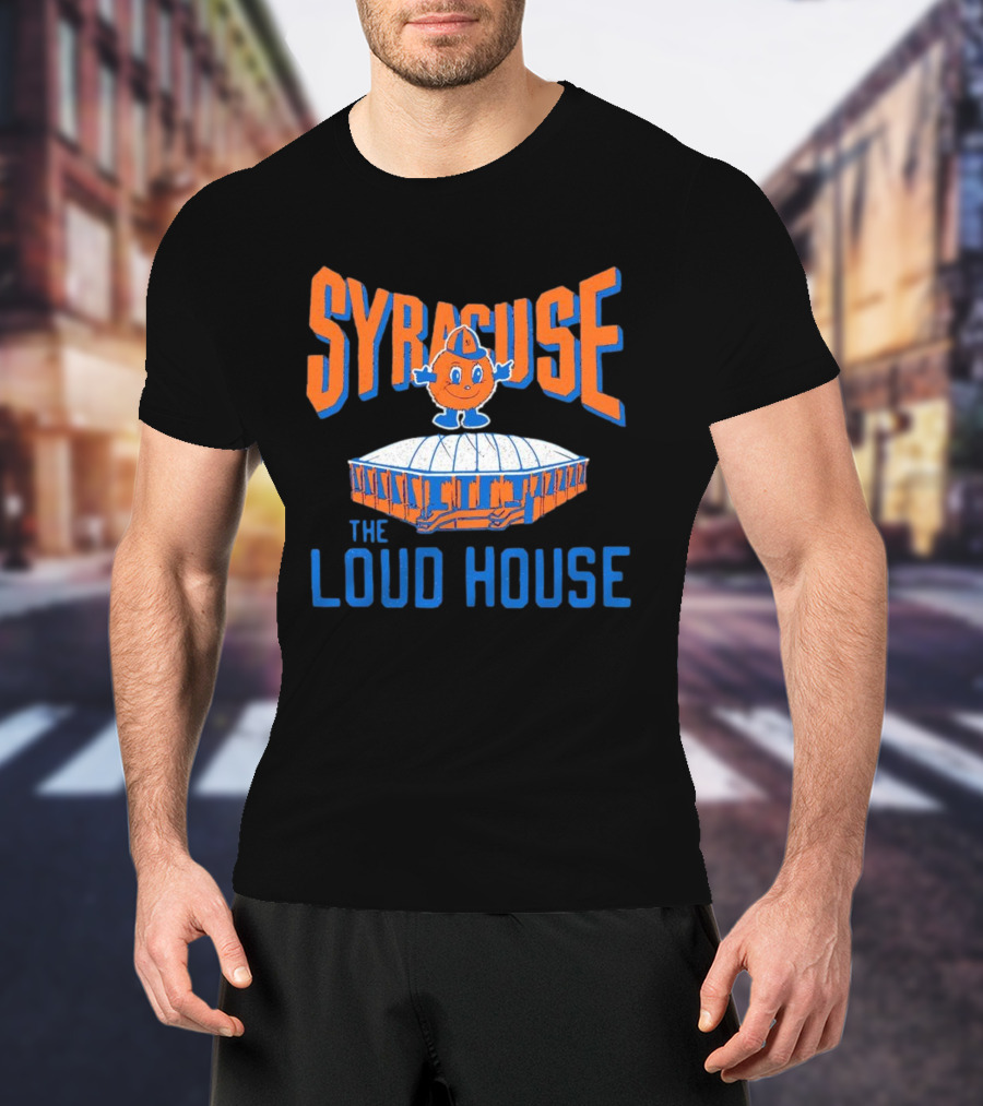Syracuse Orange Otto The Mascot Loud House Stadium T-Shirt