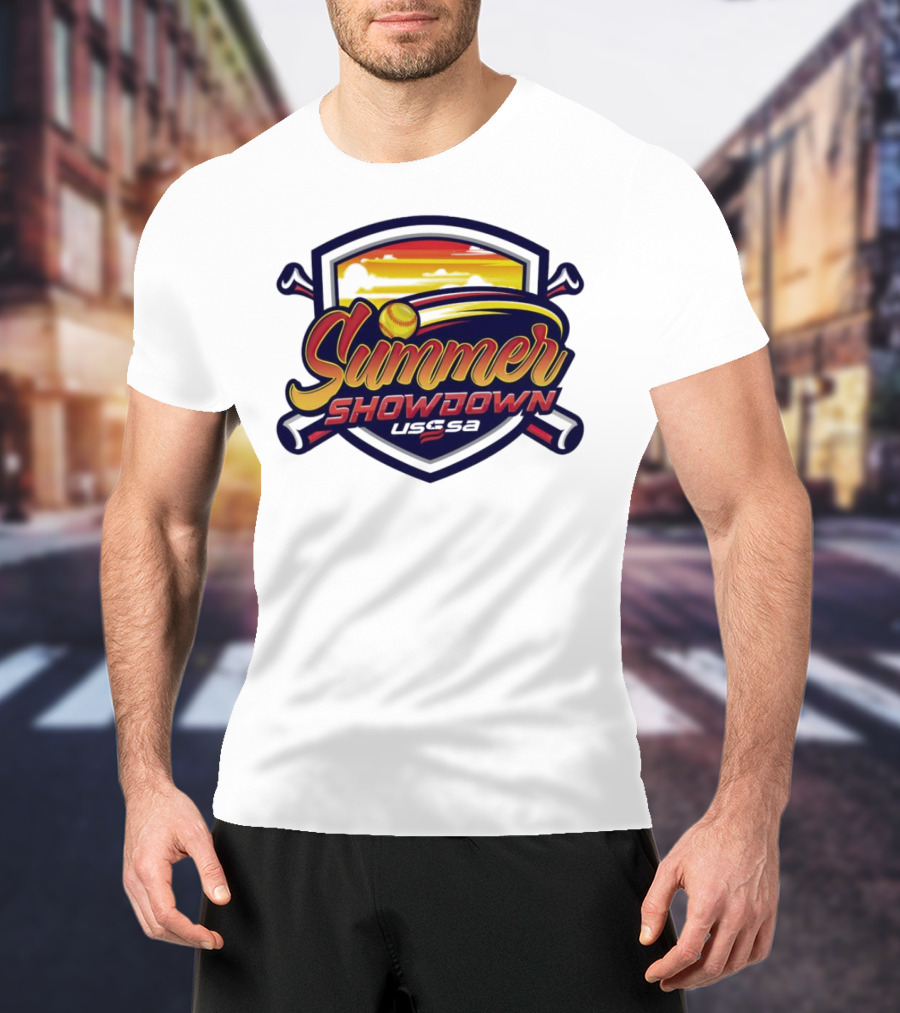 USSSA Summer Showdown Softball Sunset T-Shirt