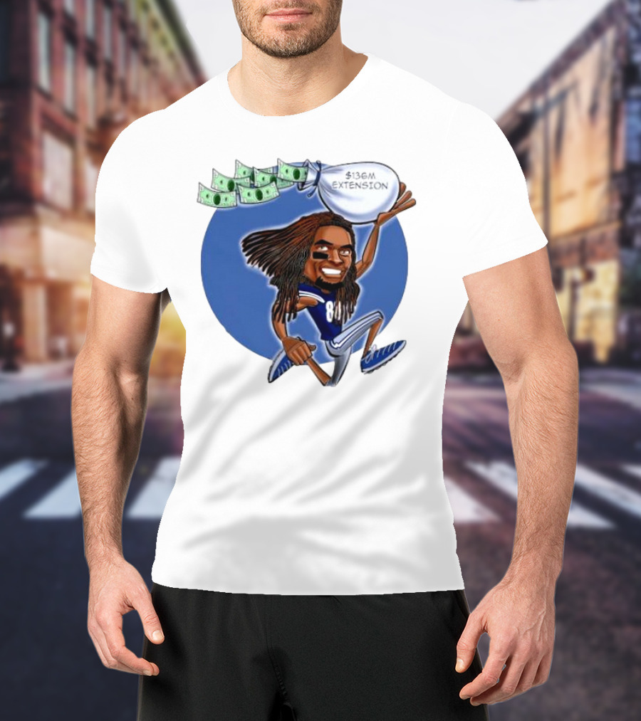 Ceedee Lamb Dallas Cowboys $136M Extension Cartoon T-Shirt