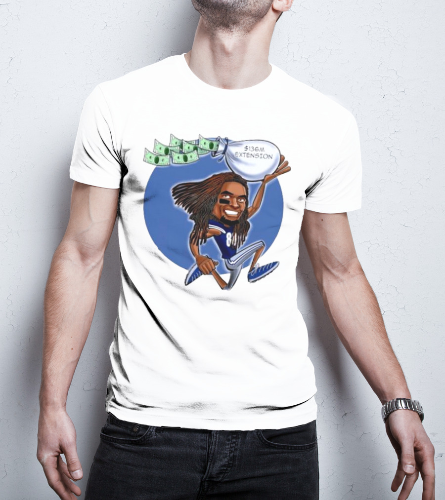 Ceedee Lamb Dallas Cowboys $136M Extension Cartoon T-Shirt