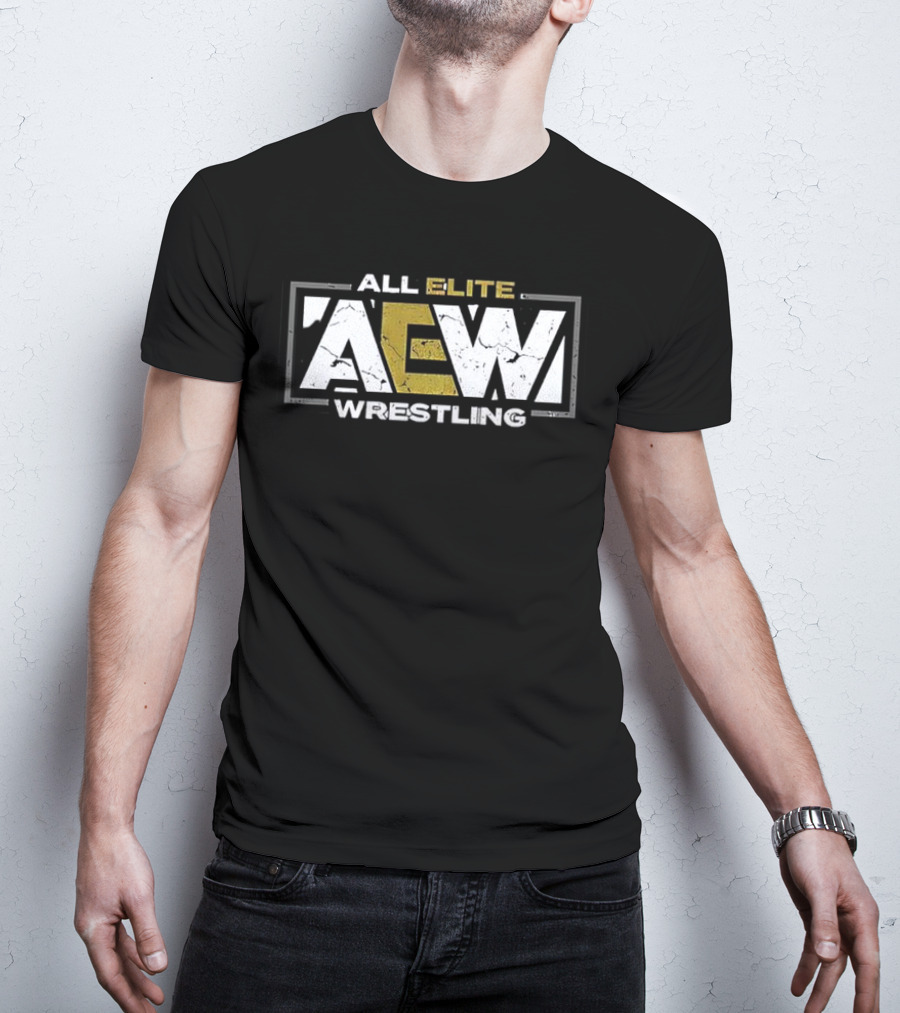 All Elite AEW Wrestling Retro Logo T-Shirt