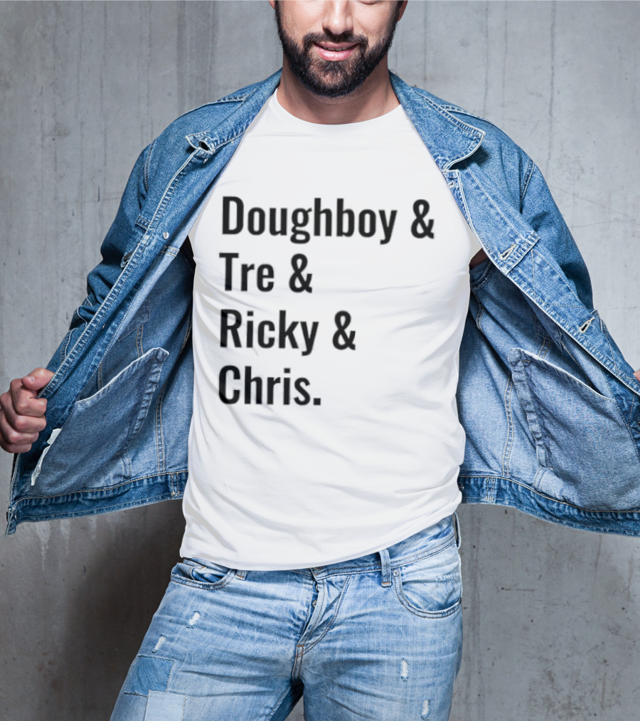 Doughboy Tre Ricky Chris Iconic Names T-Shirt