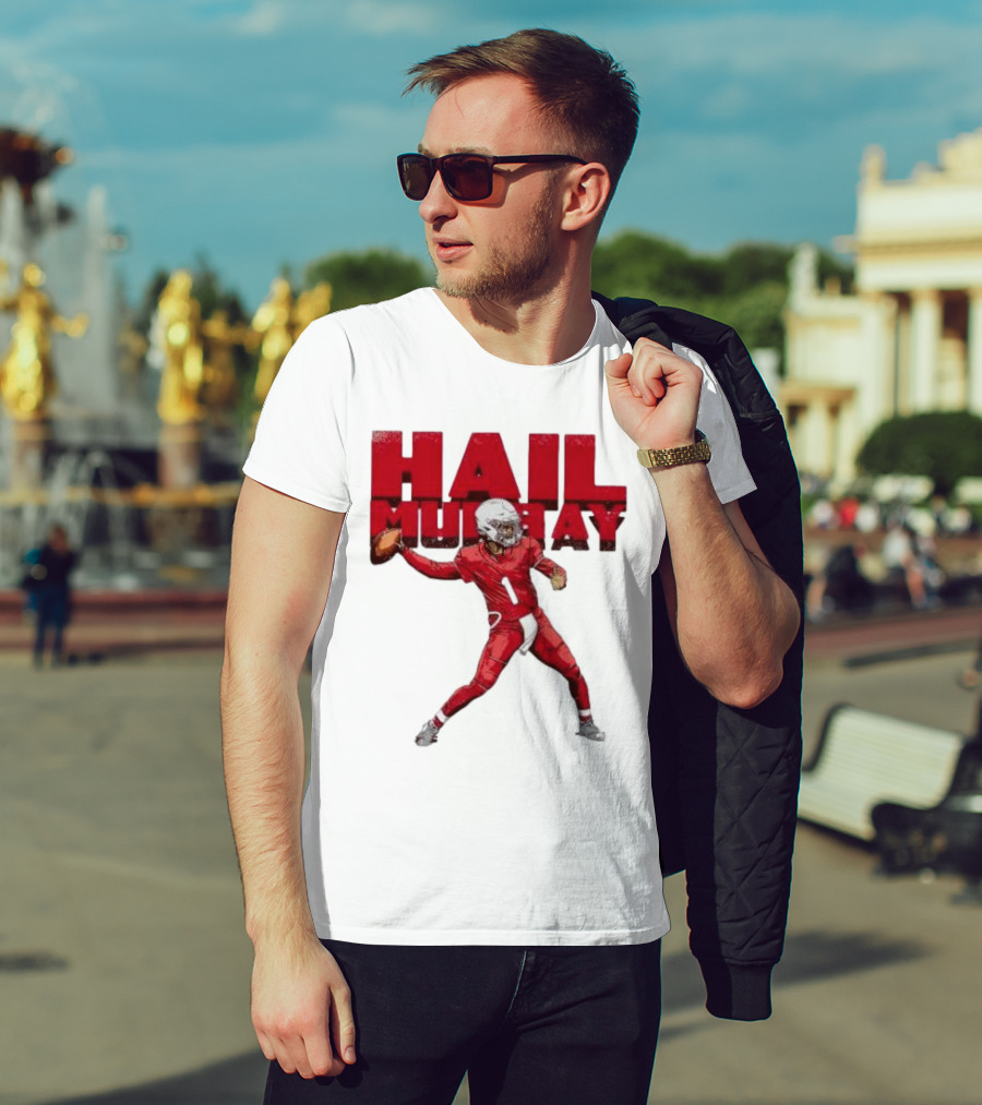 Arizona Cardinals Kyler Murray Hail Murray Football Play T-Shirt