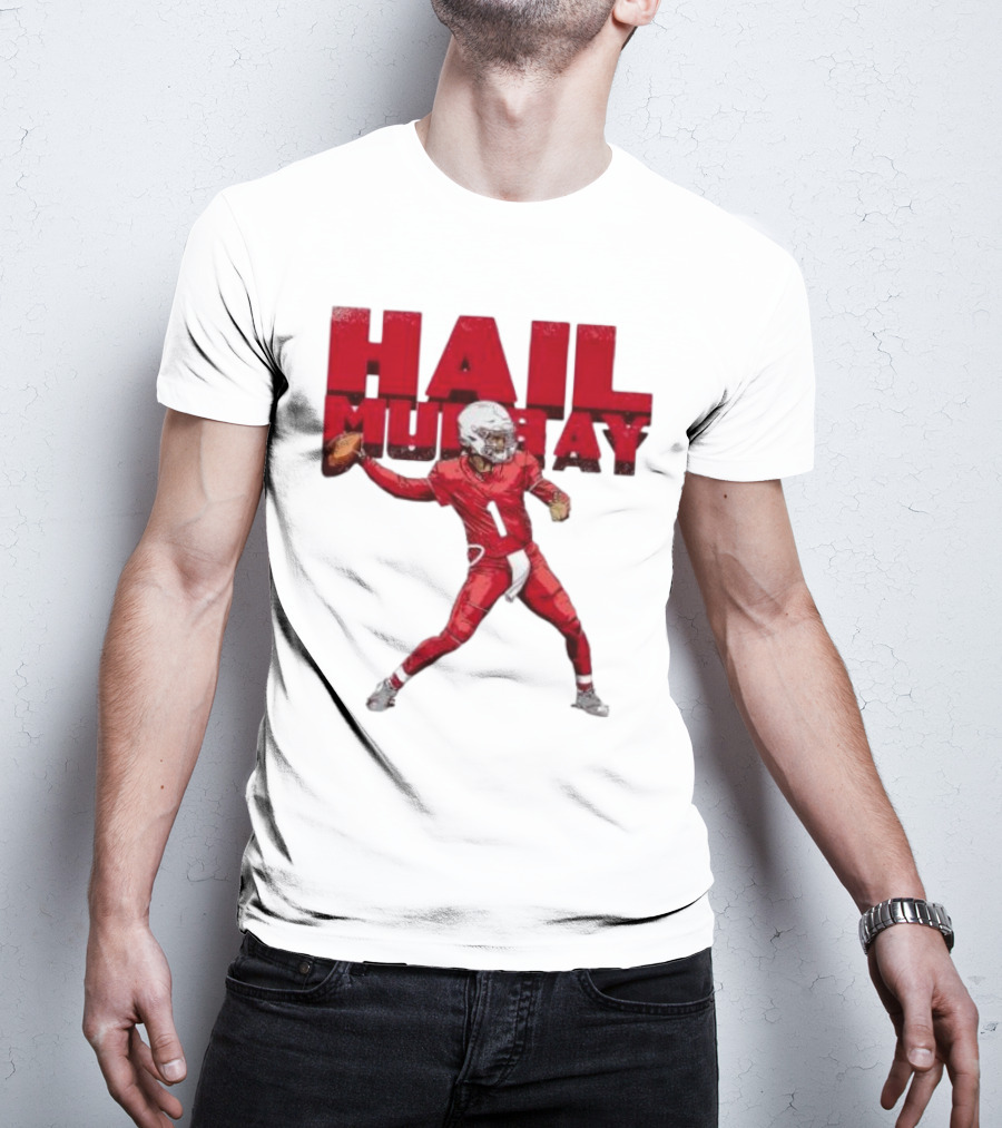 Arizona Cardinals Kyler Murray Hail Murray Football Play T-Shirt