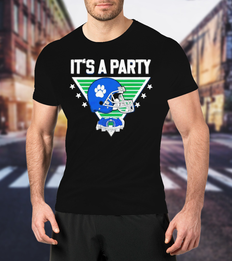 It's A Party Helmet Stadium Kentucky Wildcats T-Shirt