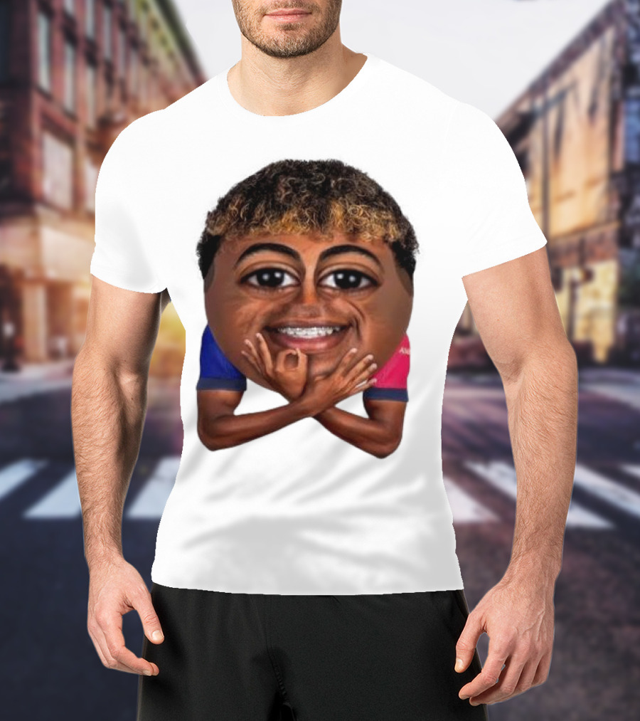FC Barcelona Lamine Yamal Meme Big Head Funny Soccer Player T-Shirt