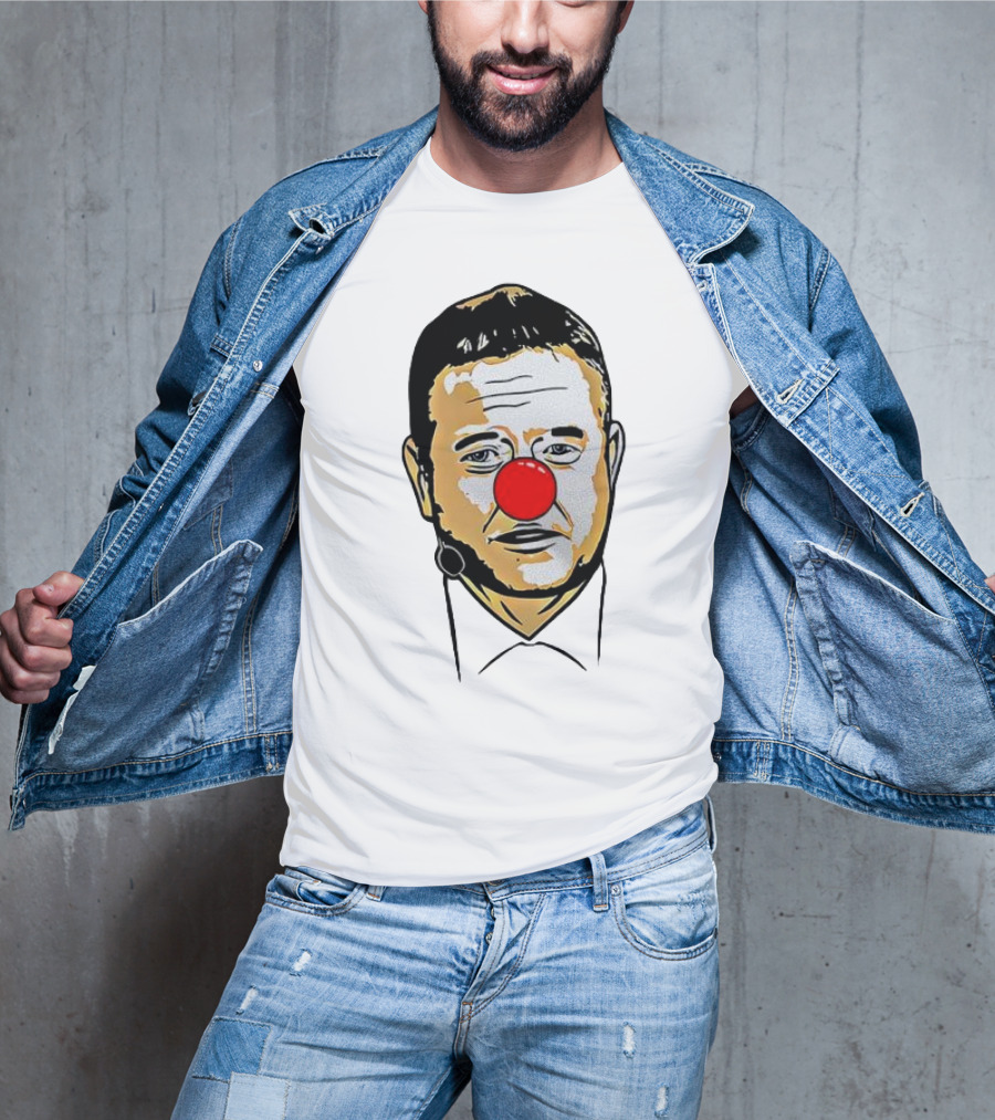 Nolesunis Clown Kirk Is A Jerk Red Nose T-Shirt