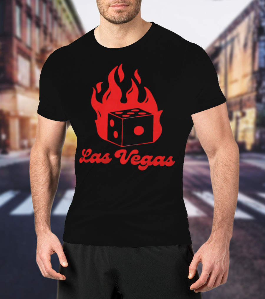 Las Vegas Dice On Fire T-Shirt