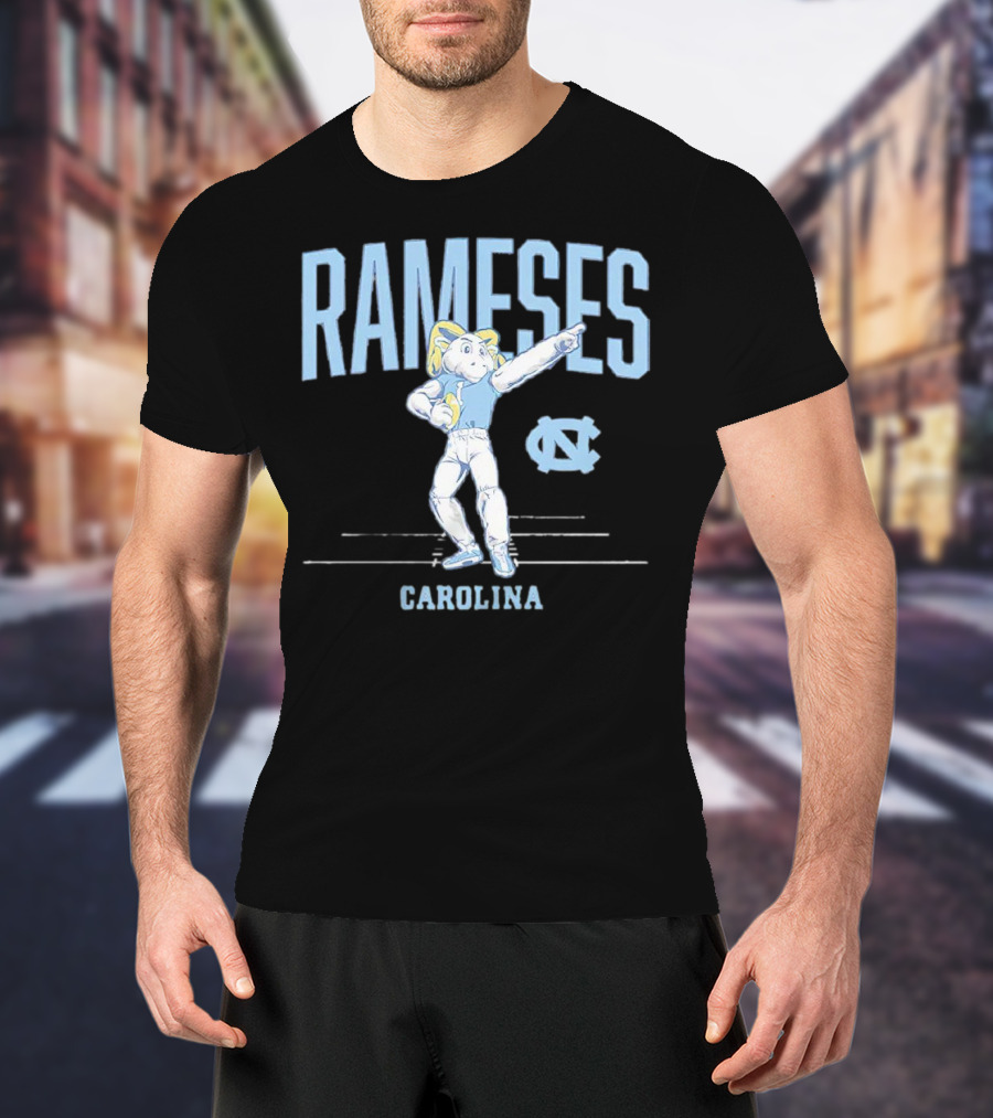 Rameses Carolina Tar Heels Football Mascot T-Shirt