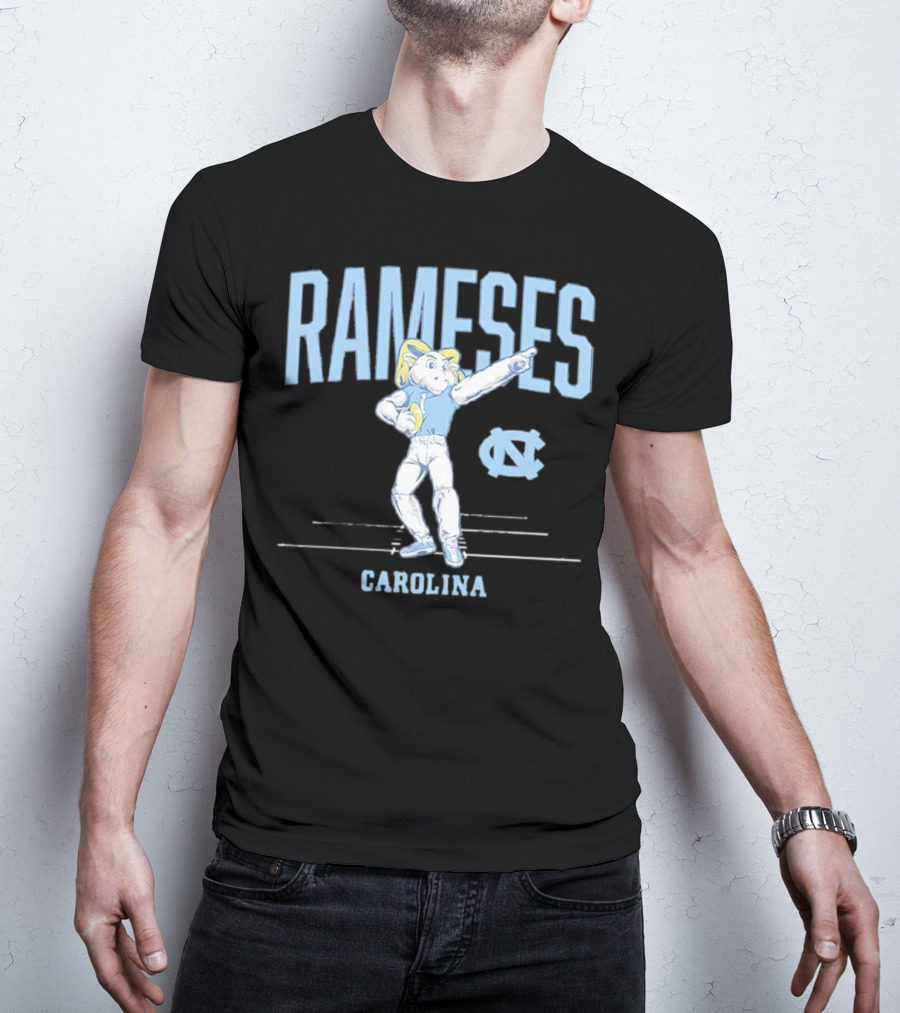 Rameses Carolina Tar Heels Football Mascot T-Shirt