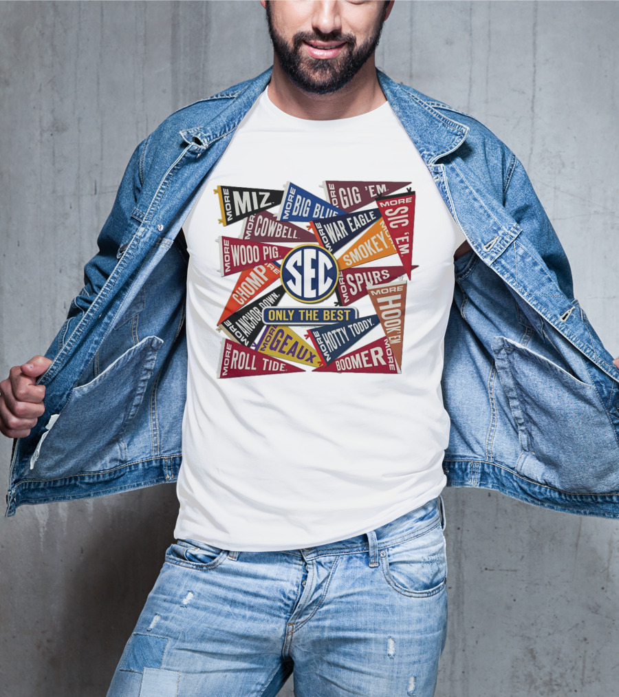 SEC Only The Best Mizzou Tigers More Pennants T-Shirt