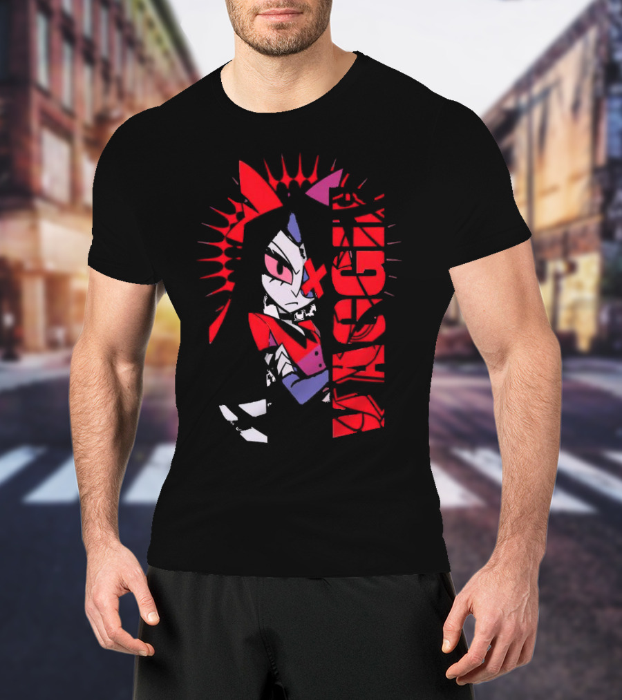 Vaggie Hazbin Hotel Edgy Character Art Concept T-Shirt