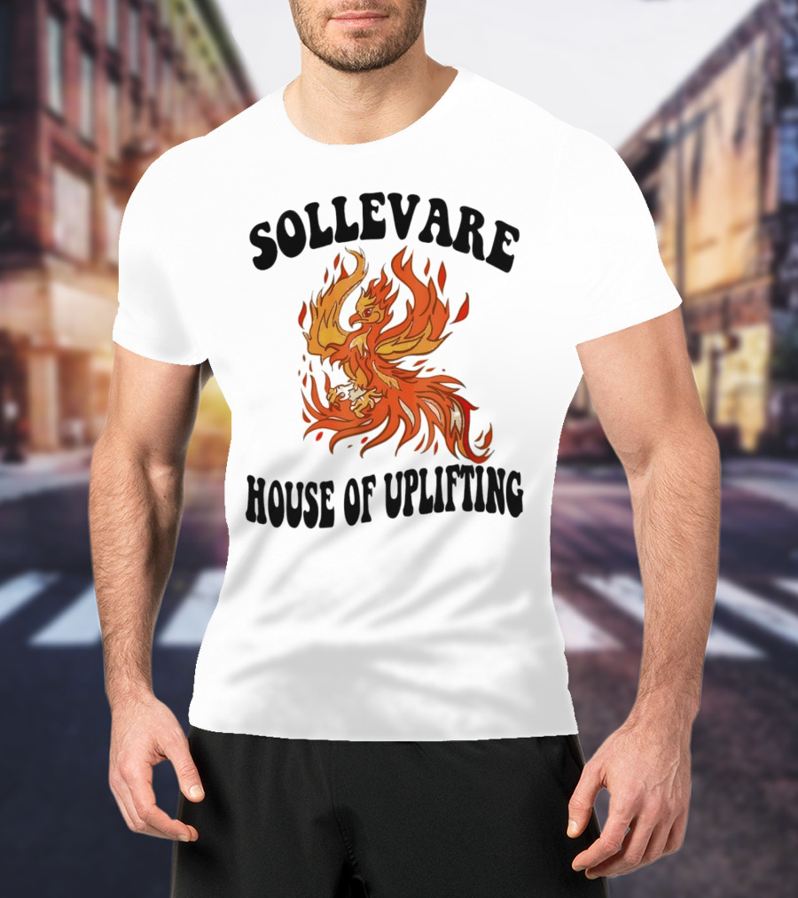 Sollevare House Of Uplifting Phoenix Flame T-Shirt