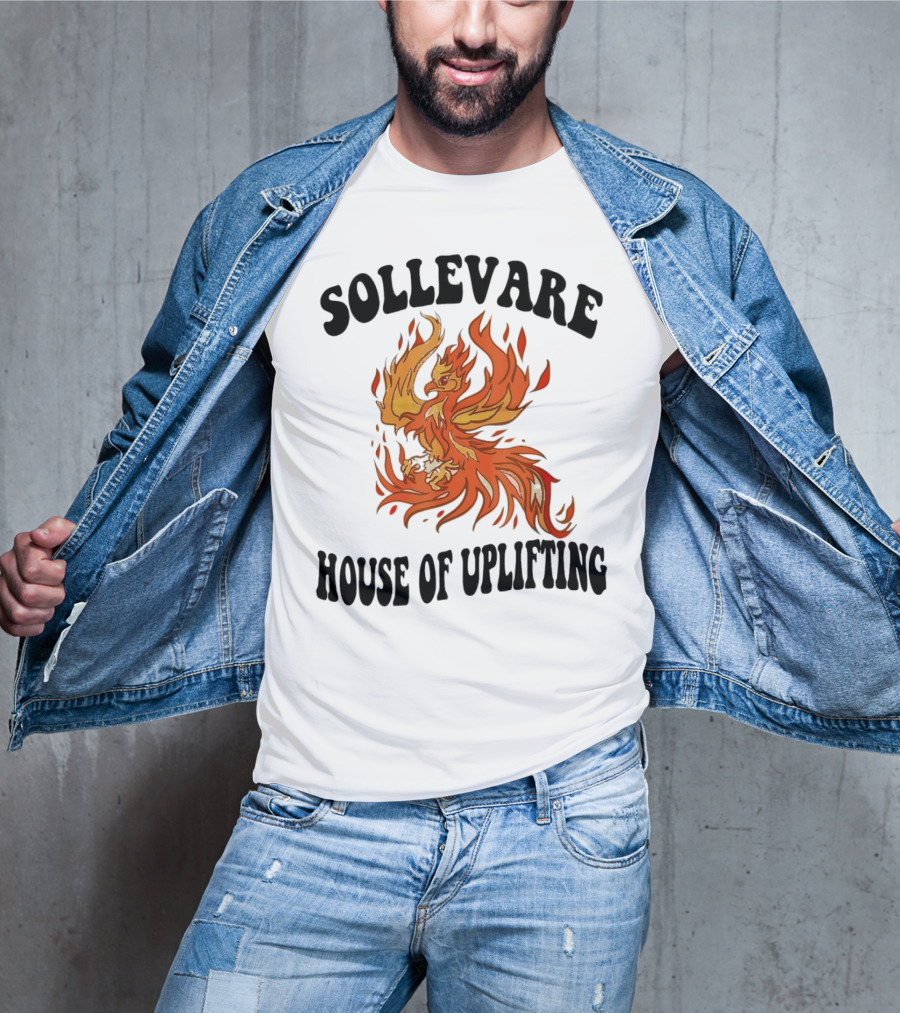 Sollevare House Of Uplifting Phoenix Flame T-Shirt