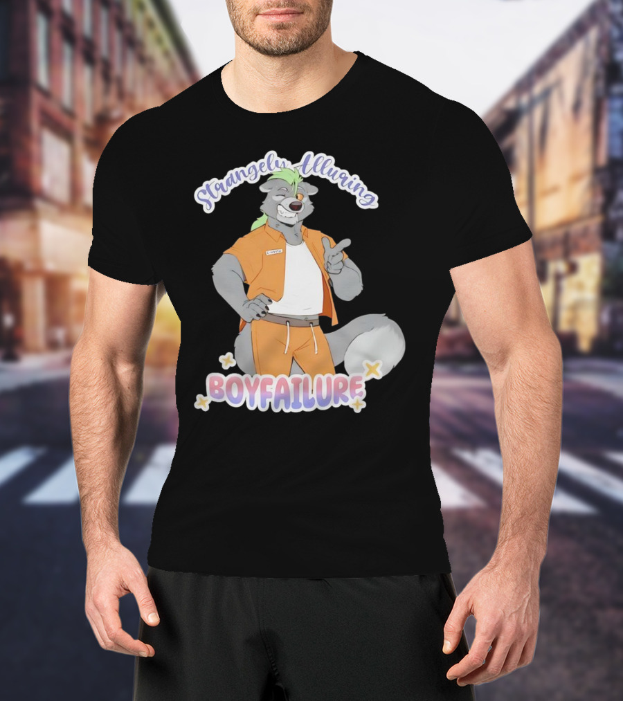 Strangely Alluring Boyfailure Anthro Character In Orange T-Shirt