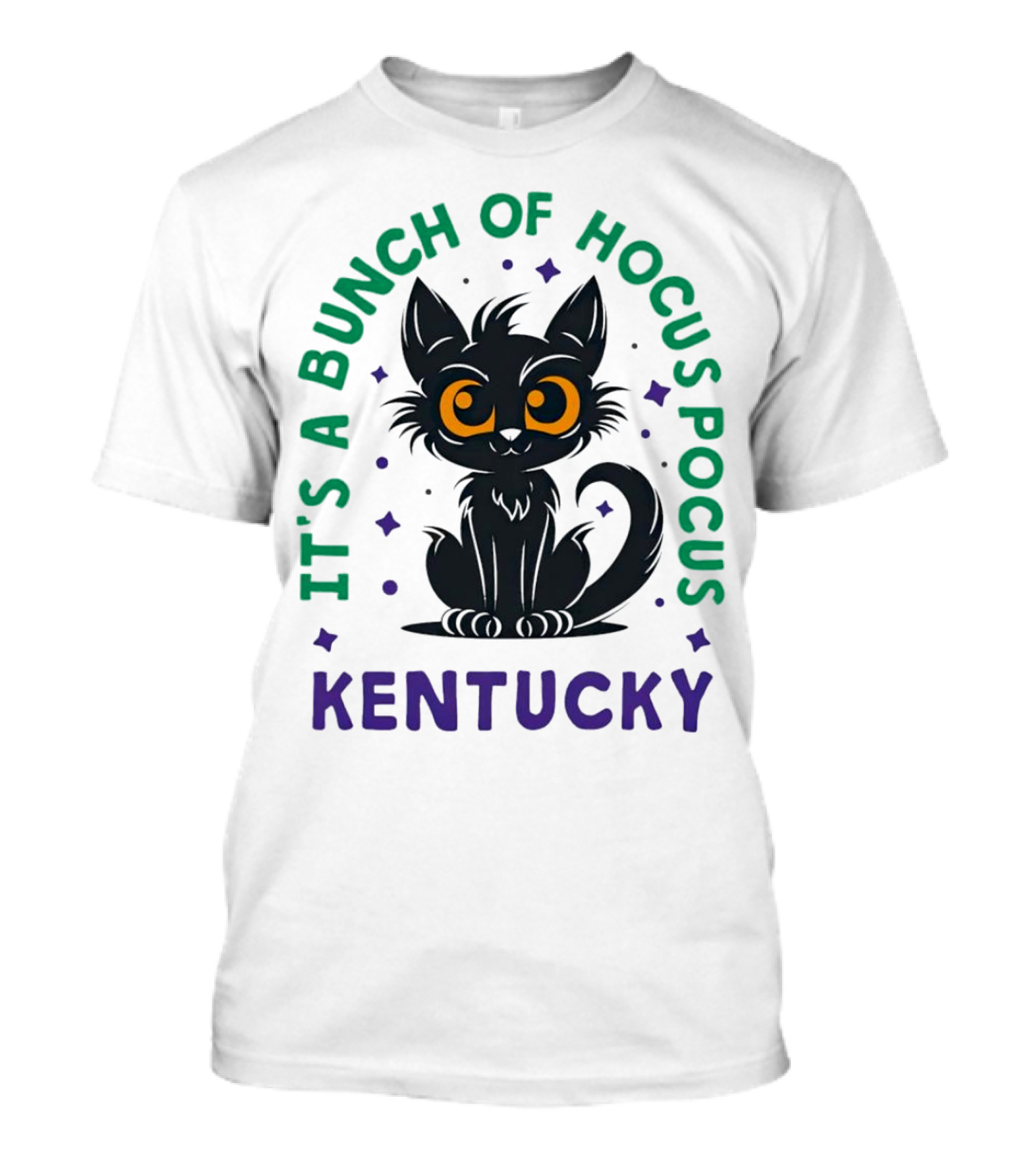It's A Bunch Of Hocus Pocus Kentucky Black Cat T-Shirt