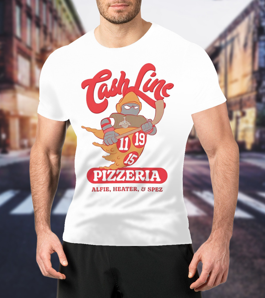 Cash Line Pizzeria Alfie Heater Spez Ottawa Senators T-Shirt