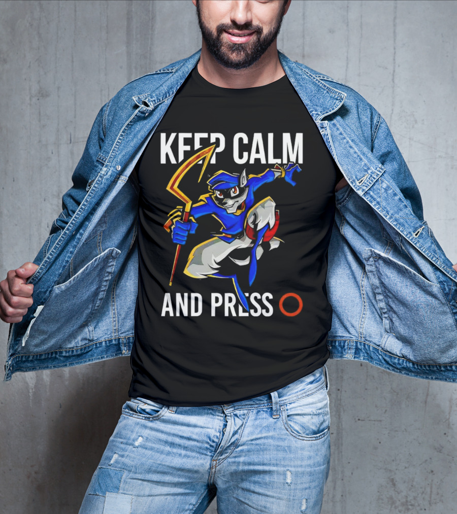 Keep Calm And Press O Sly Cooper T-Shirt