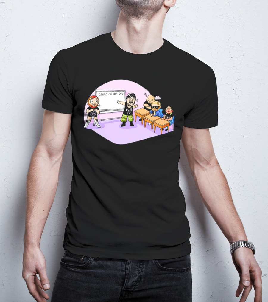 Word Of The Day Classroom With Professor Briscoe Vocab Lessons T-Shirt