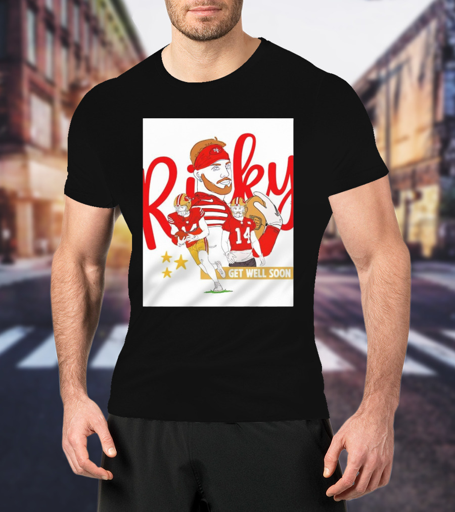 Ricky Pearsall San Francisco 49ers Get Well Soon Football T-Shirt