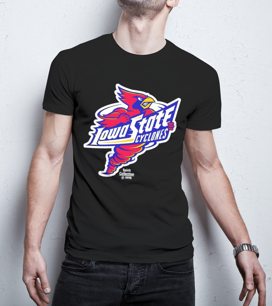 Tornado Cy Iowa State Cyclones Spirit Collection 1995 T-Shirt