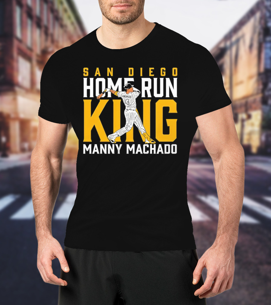 Manny Machado San Diego Home Run King Baseball Legend T-Shirt