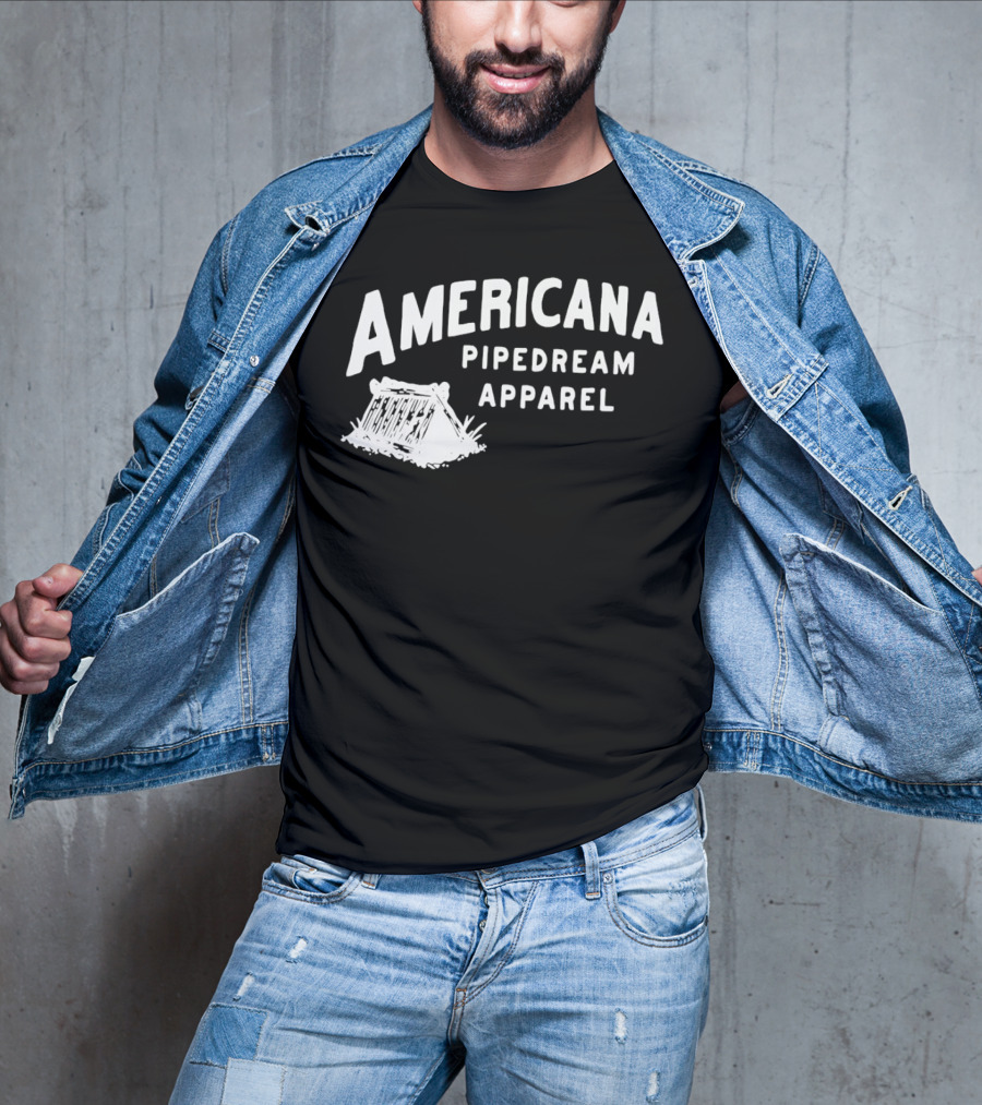Americana Pipedream Apparel Camping Tent T-Shirt