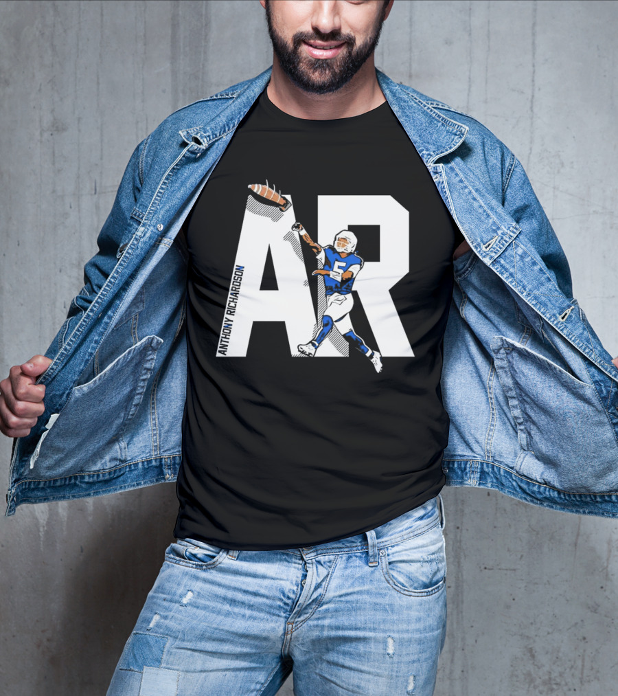 Anthony Richardson AR 5 Rocket Arm Football T-Shirt