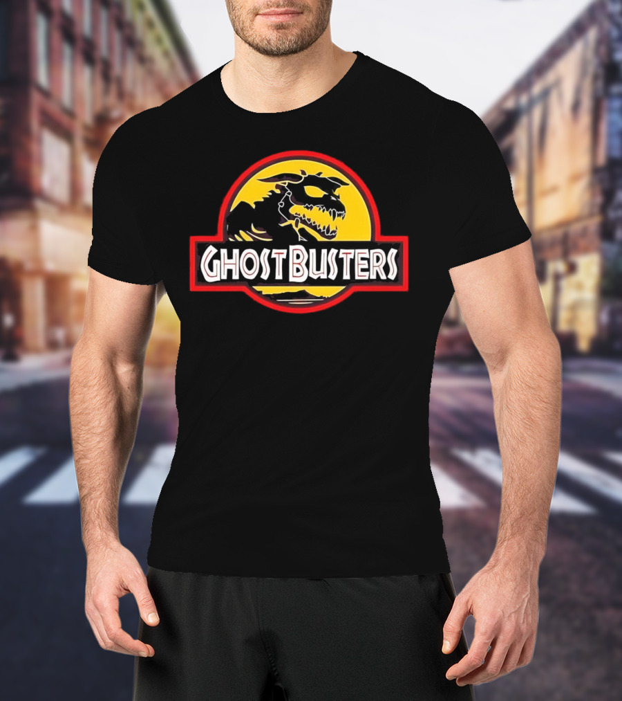 Ghost Busters Dinosaur Logo Jurassic Park T-Shirt