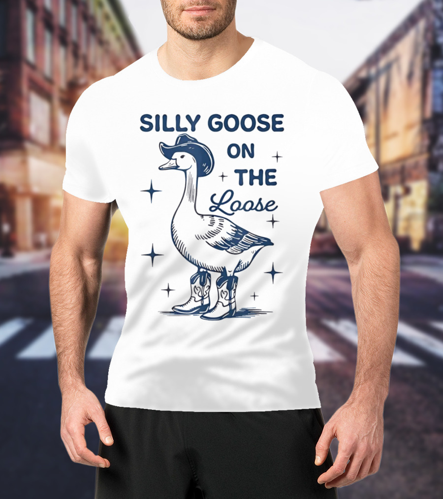 Silly Goose On The Loose Cowboy T-Shirt
