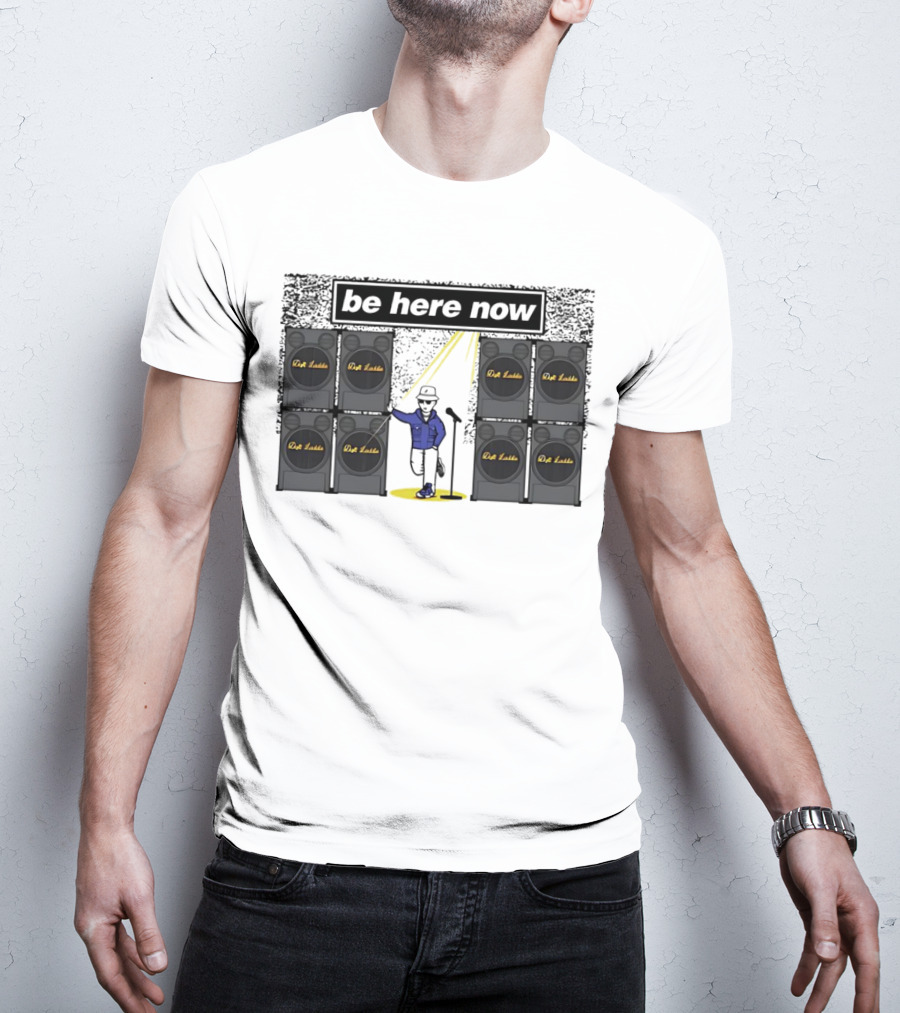 Be Here Now Dub Lodi Speaker Wall Band T-Shirt