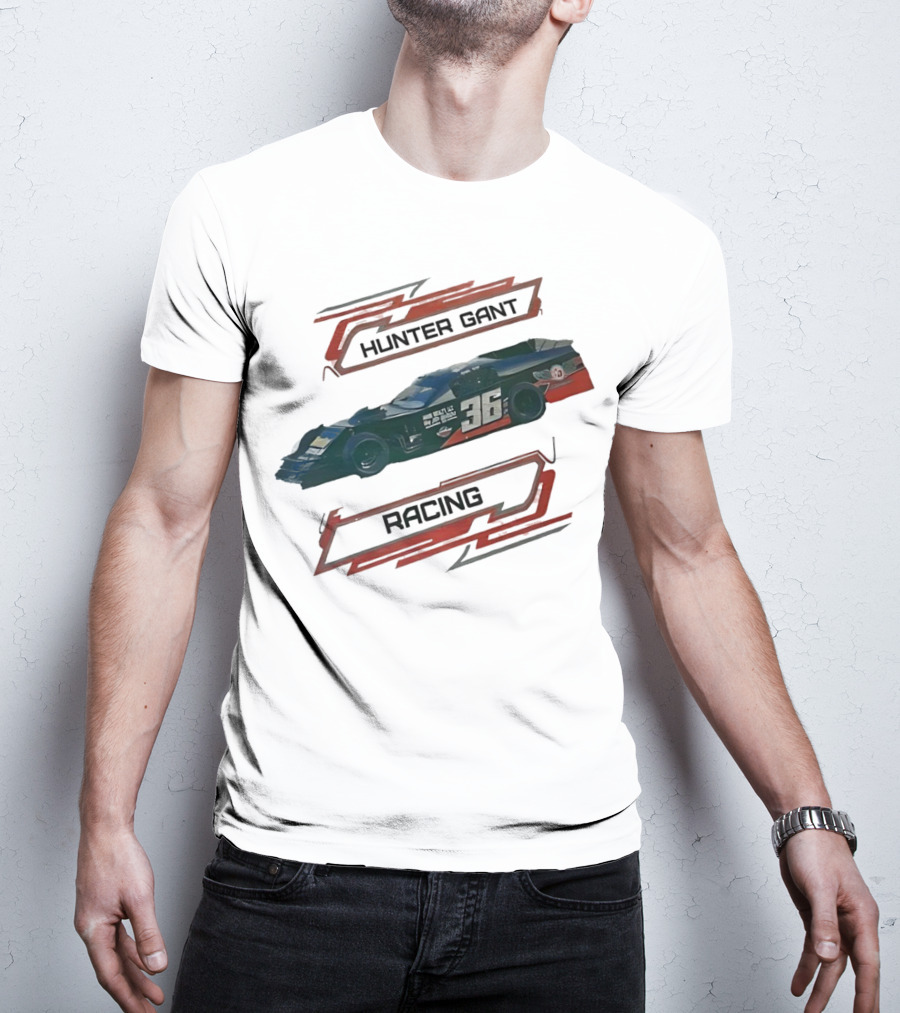 Hunter Gant Nascar Racing Car 36 T-Shirt