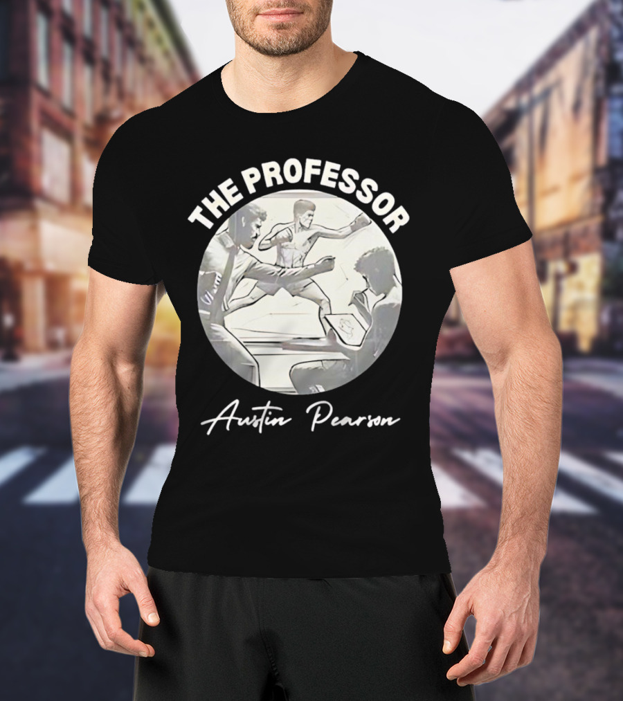 The Professor Austin Pearson Boxing Sketch T-Shirt