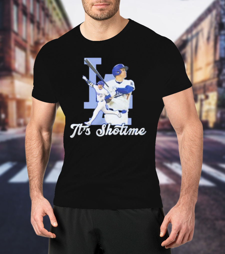 It's Shotime LA Shohei Ohtani Los Angeles Dodgers Baseball Player T-Shirt