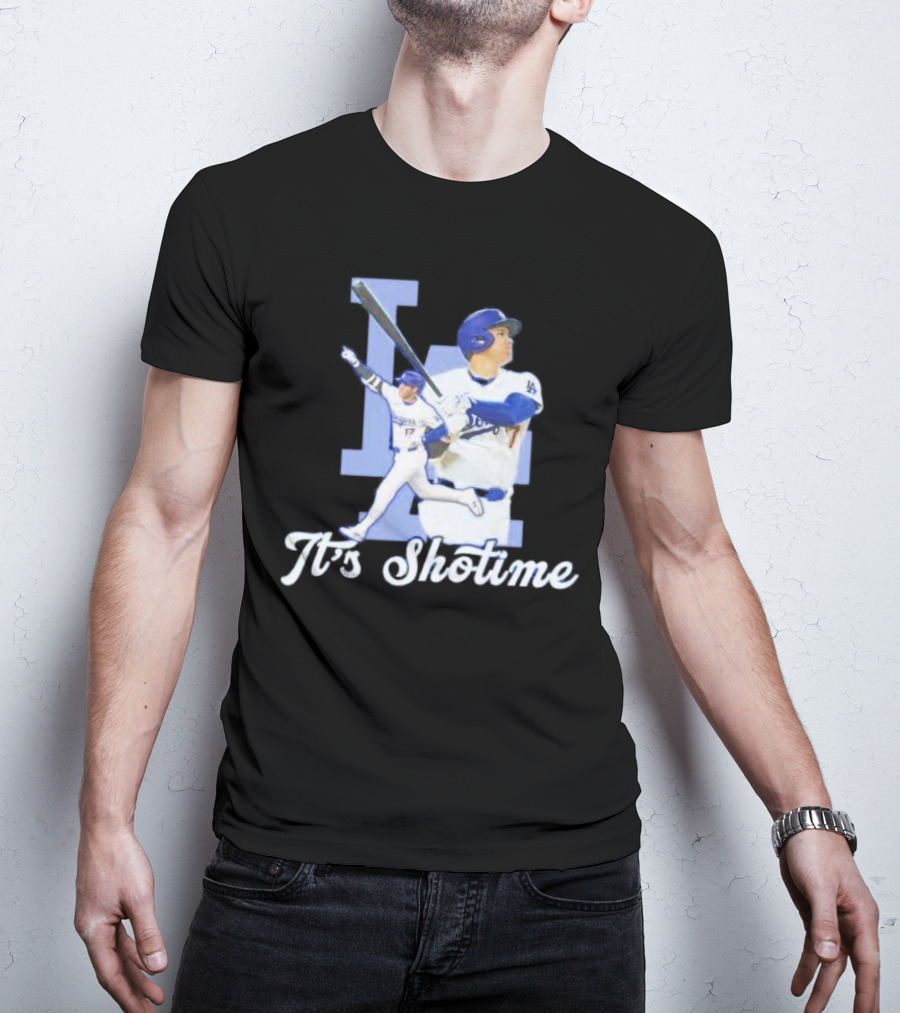 It's Shotime LA Shohei Ohtani Los Angeles Dodgers Baseball Player T-Shirt