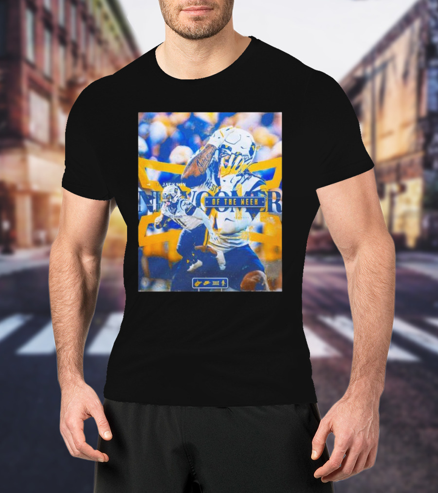 West Virginia Mountaineers TJ Jackson Player Of The Week T-Shirt